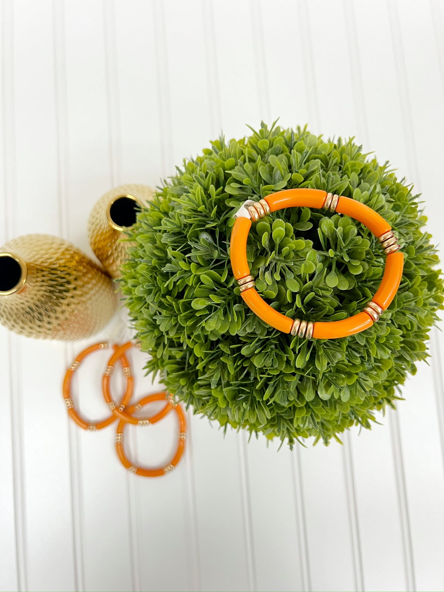 Acrylic Orange Bracelet