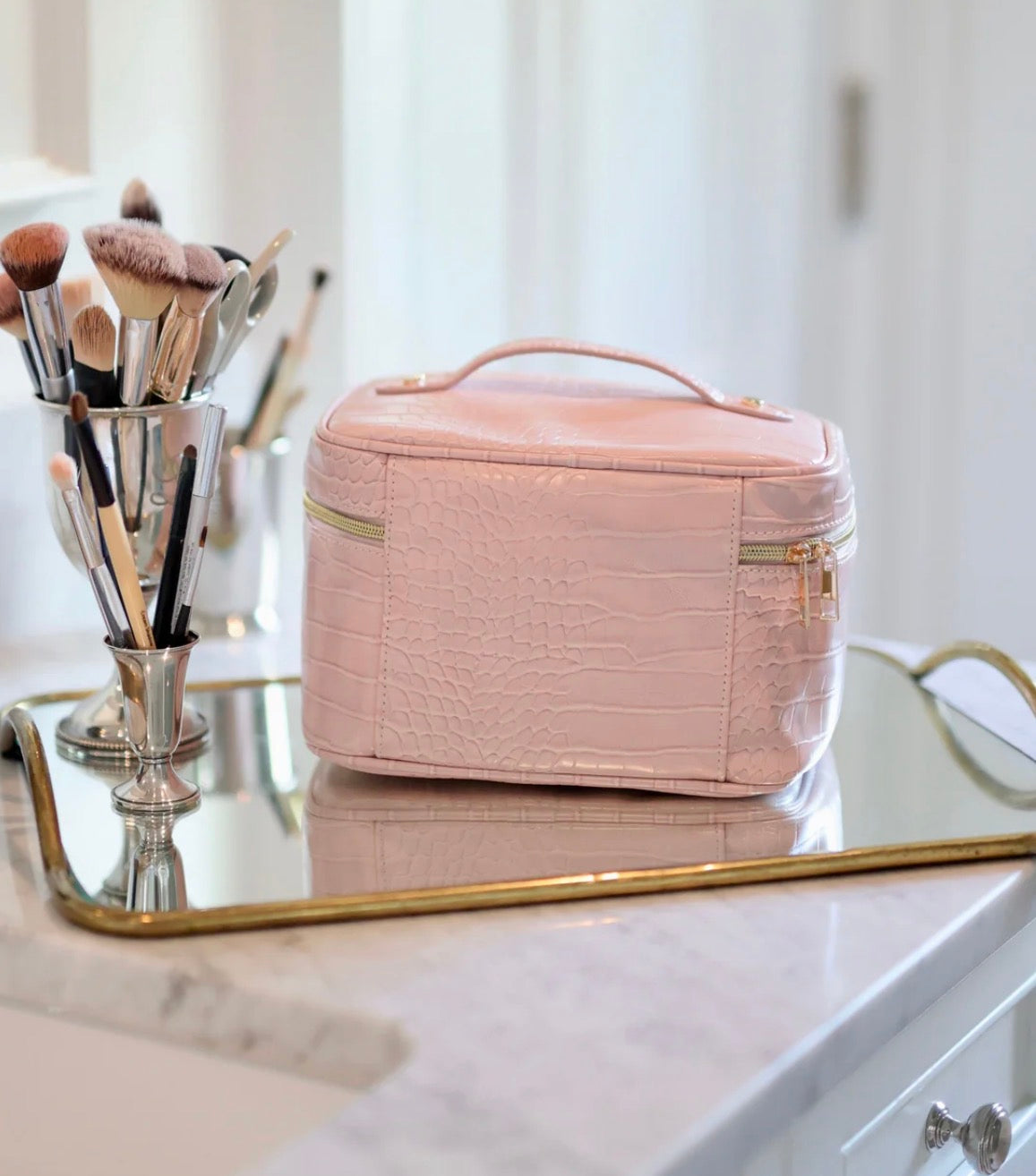Hampton Train Case - Blush EC