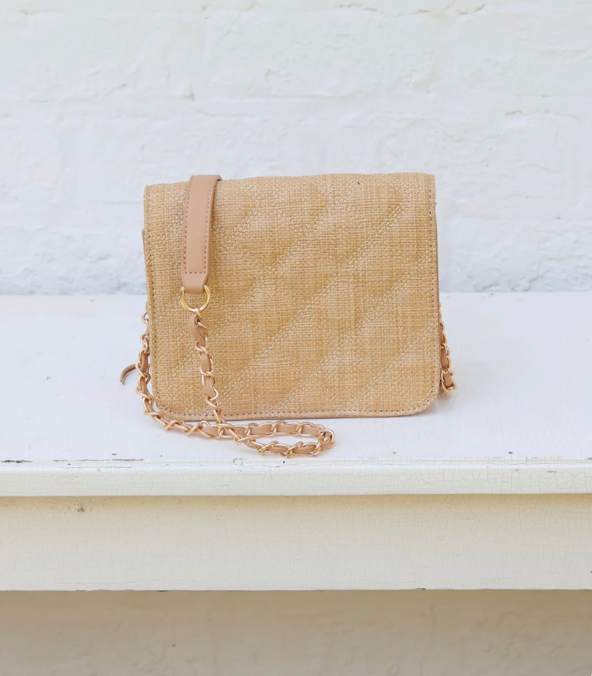 Evelyn Crossbody - Natural DQ