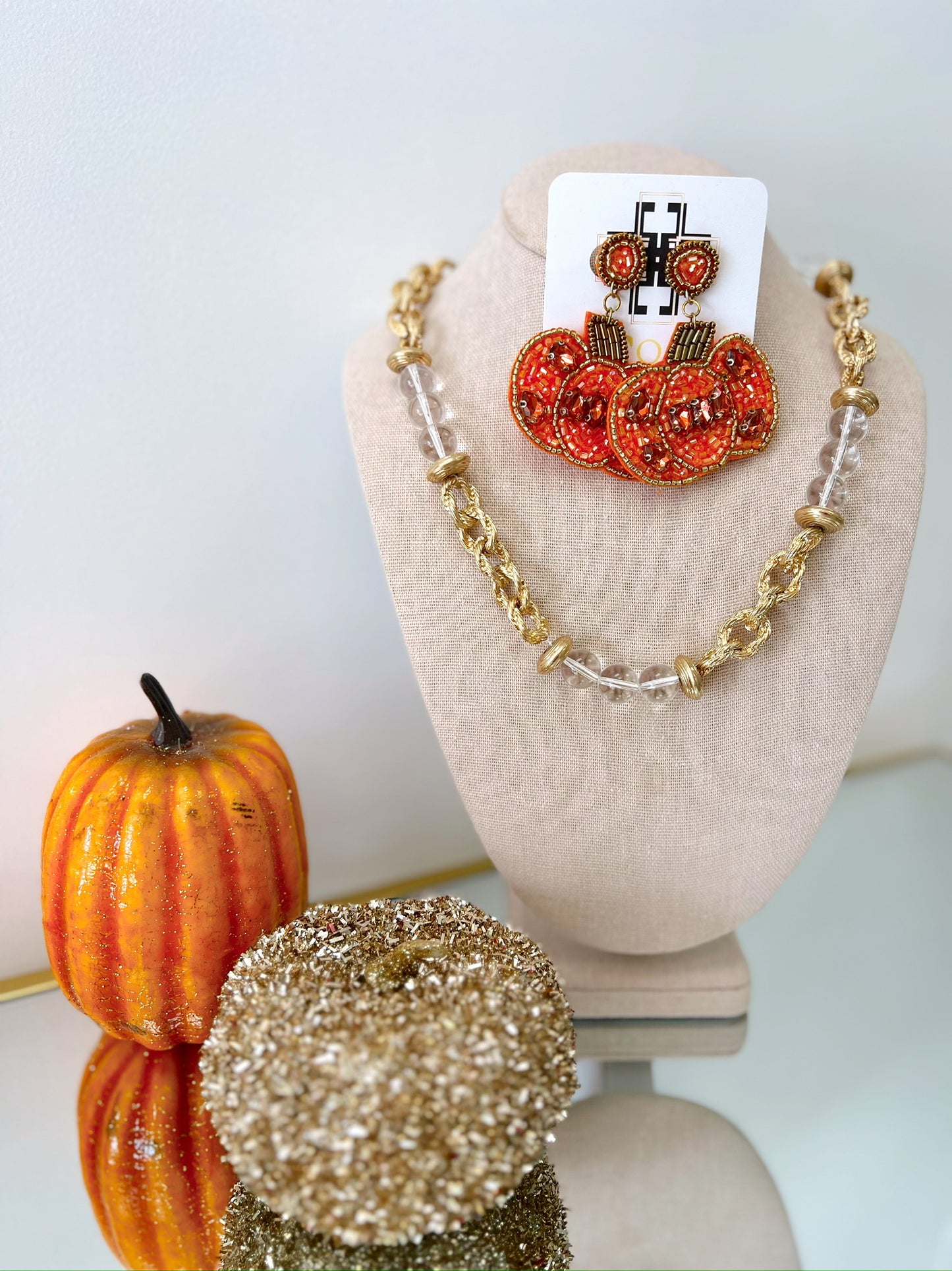 Pumpkin Shimmer Earrings