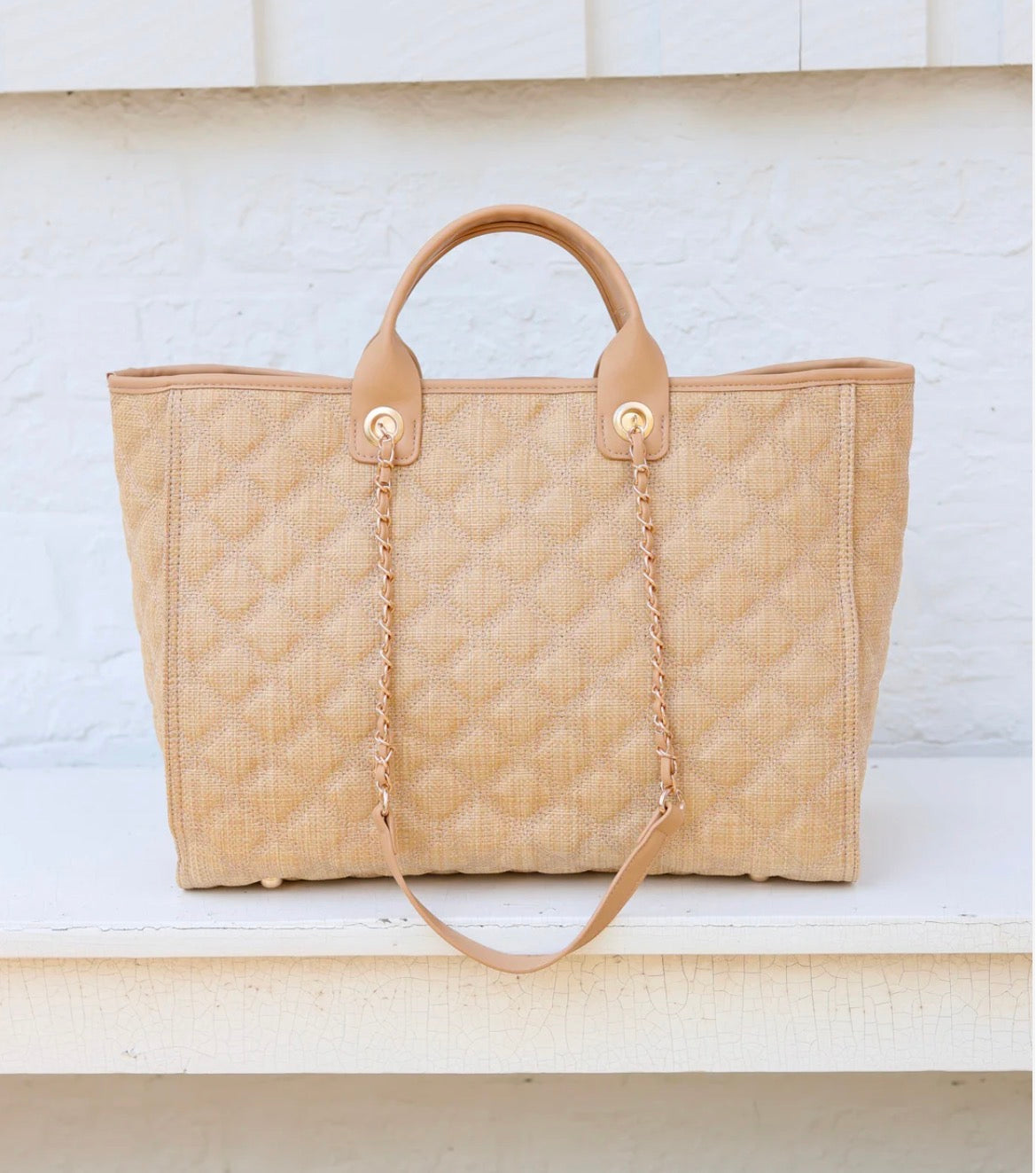 Melissa Tote Bag - Natural