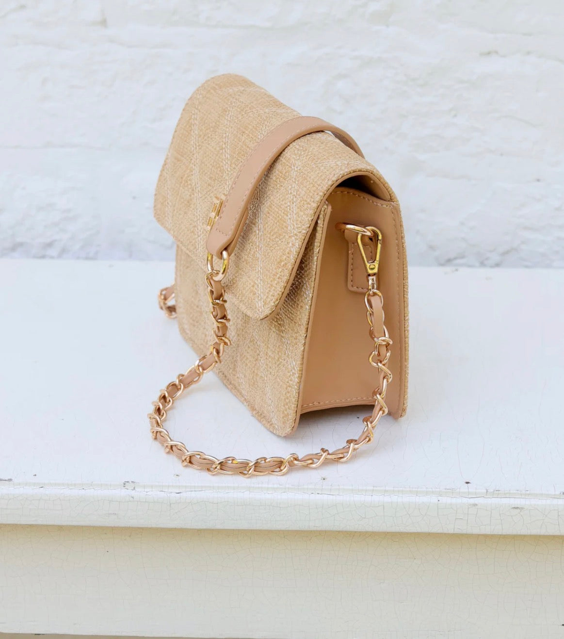 Evelyn Crossbody - Natural DQ