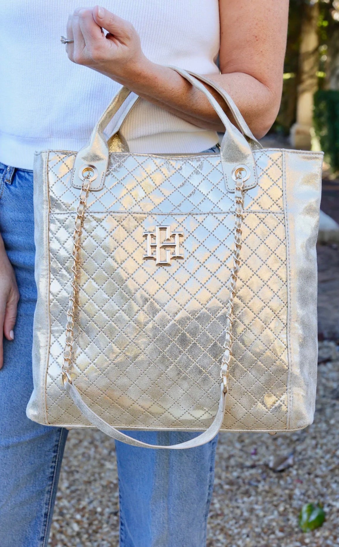 Kinzley Tote - Champagne Pop